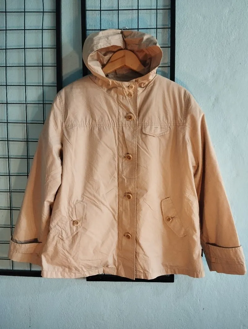Crocodile Casual Parka Wanita cream photo 1
