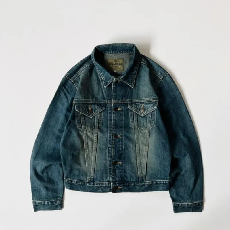 Big John Vintage Streetwear Denim jacket Wanita blue photo 1