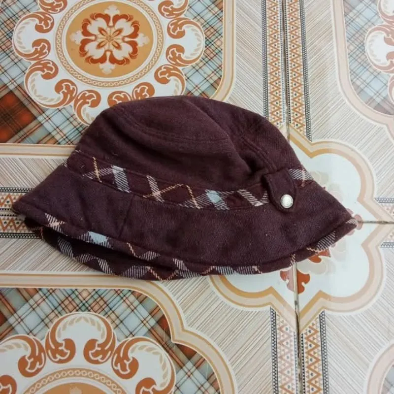 Michiko Koshino Luxury Hat Pria brown photo 1