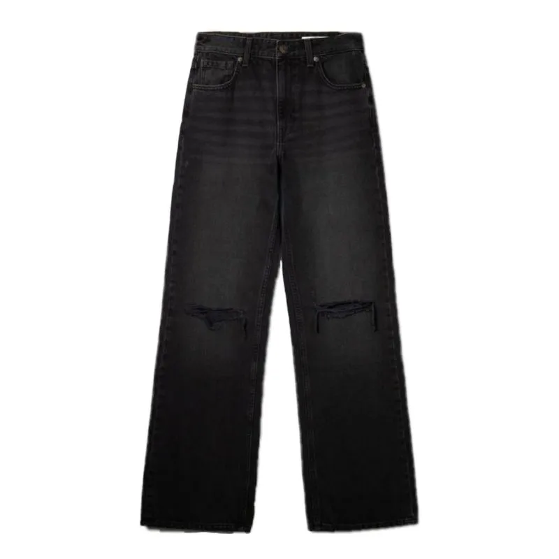 Bershka Streetwear Indie High waisted jeans Wanita black photo 1