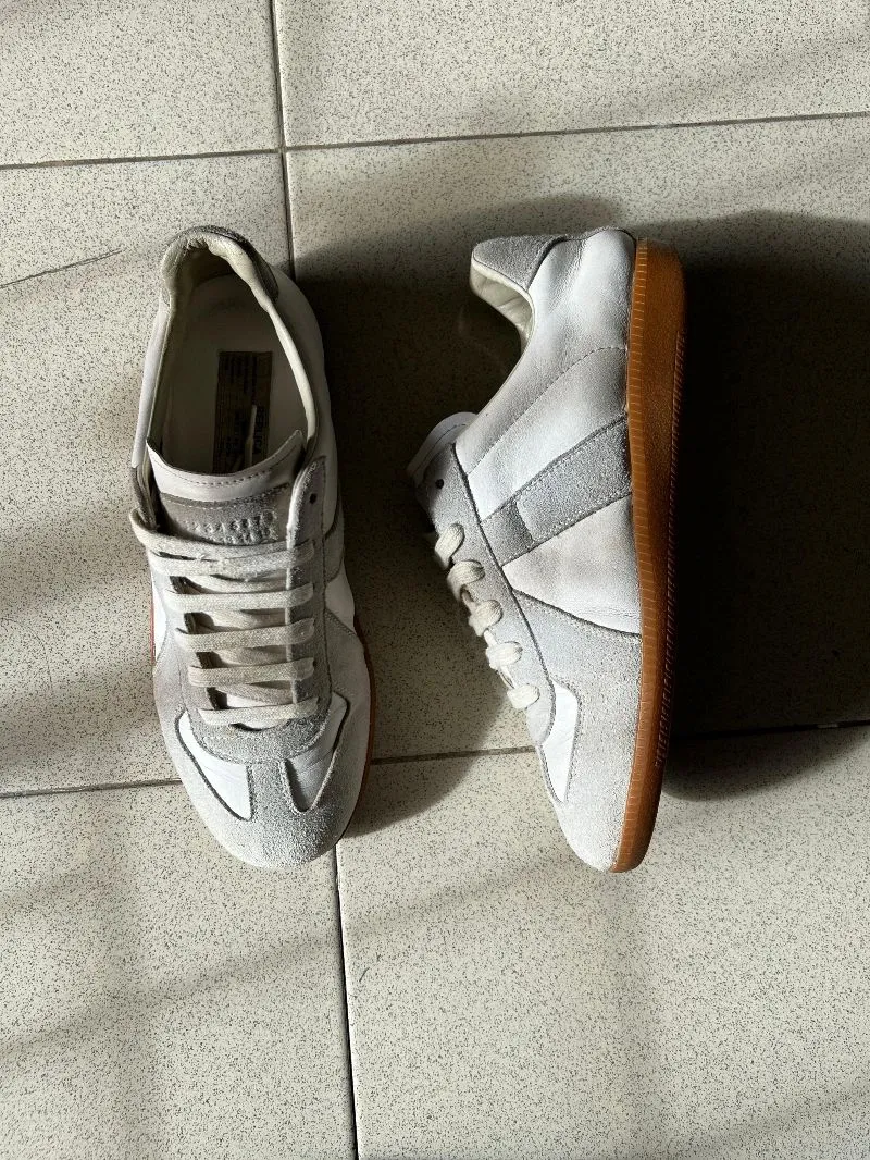 Maison Margiela Luxury Casual Casual shoe Pria white cream photo 1