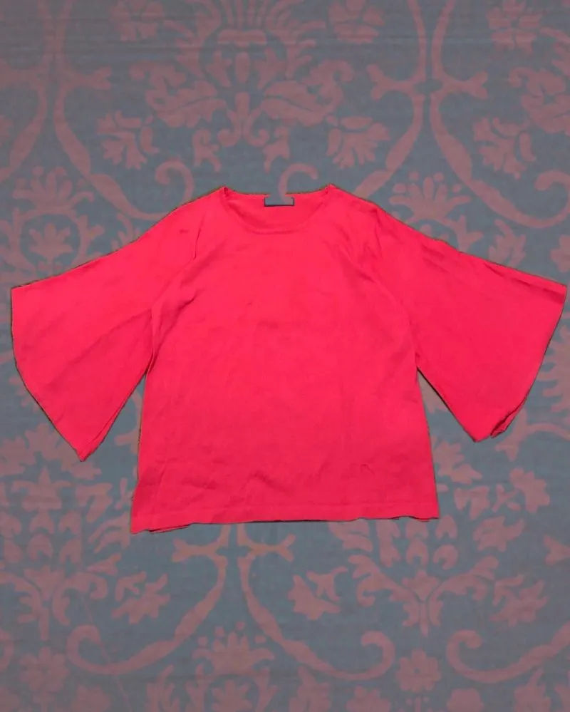 Vintage Blouse Wanita red photo 1