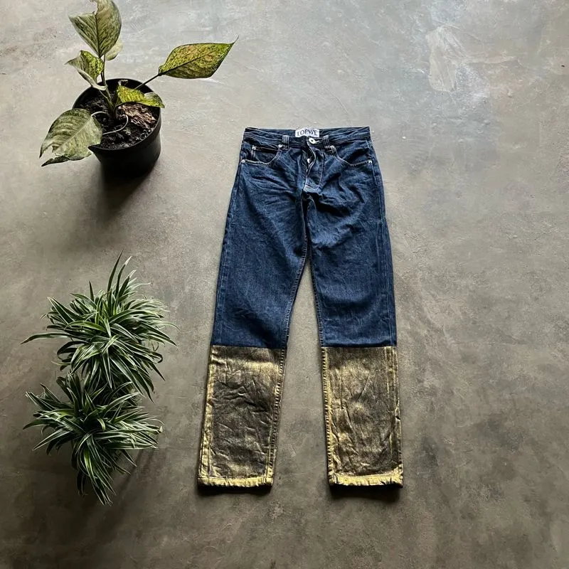 Loewe Luxury Jeans Pria blue photo 1