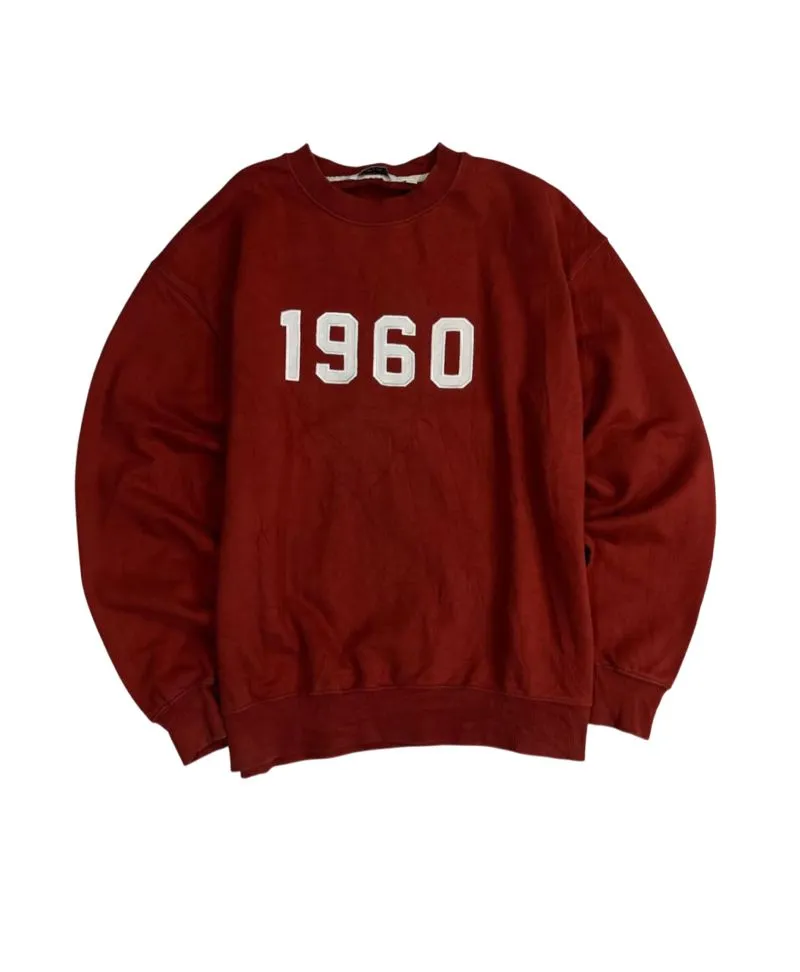 Vintage Streetwear Sweatshirt Pria orange photo 1