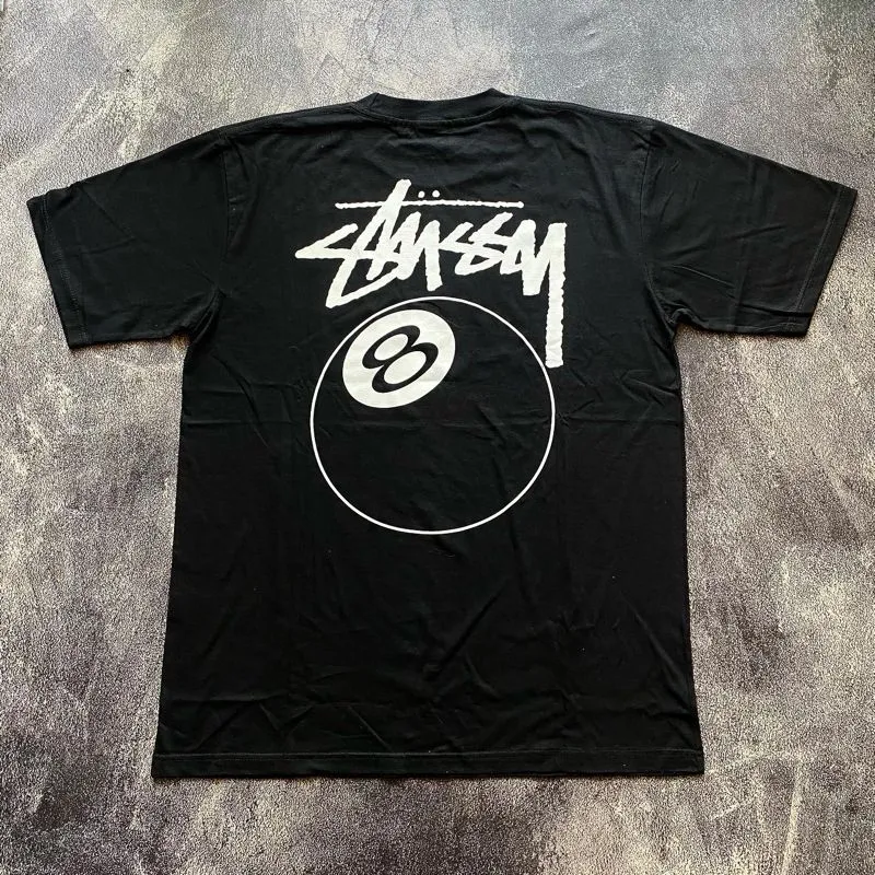 Stussy Casual T-shirt Pria black photo 1