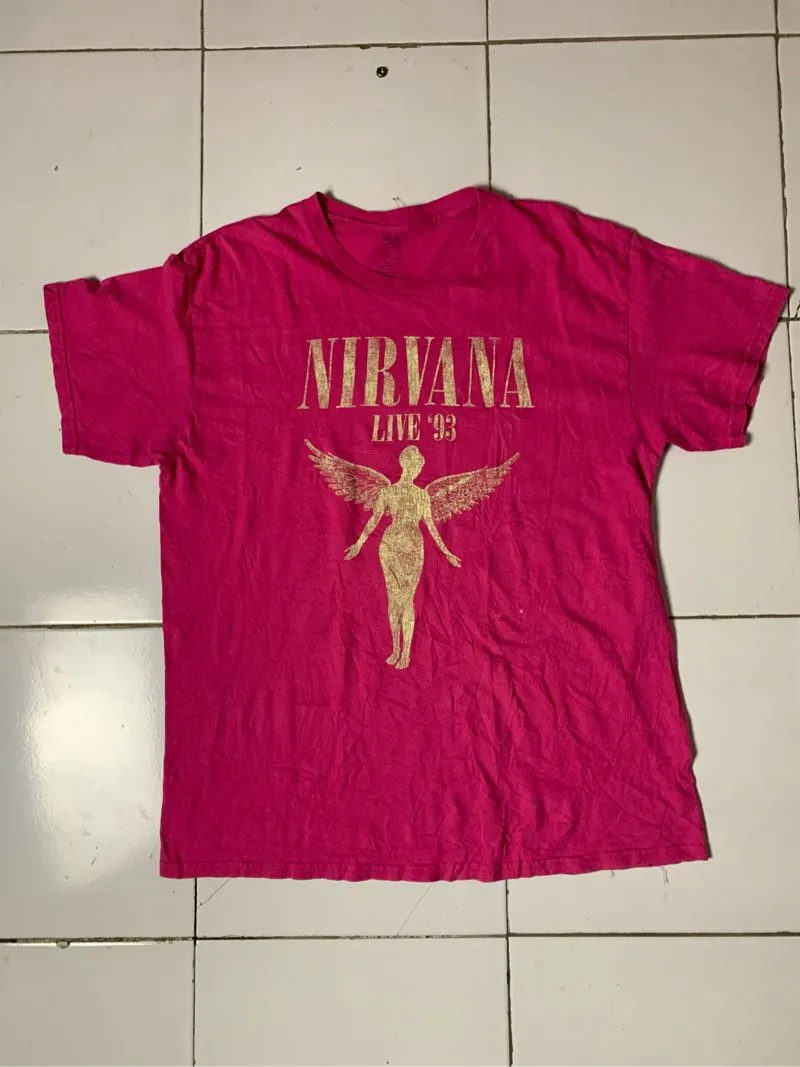 Vintage Streetwear T-shirt Pria pink photo 1