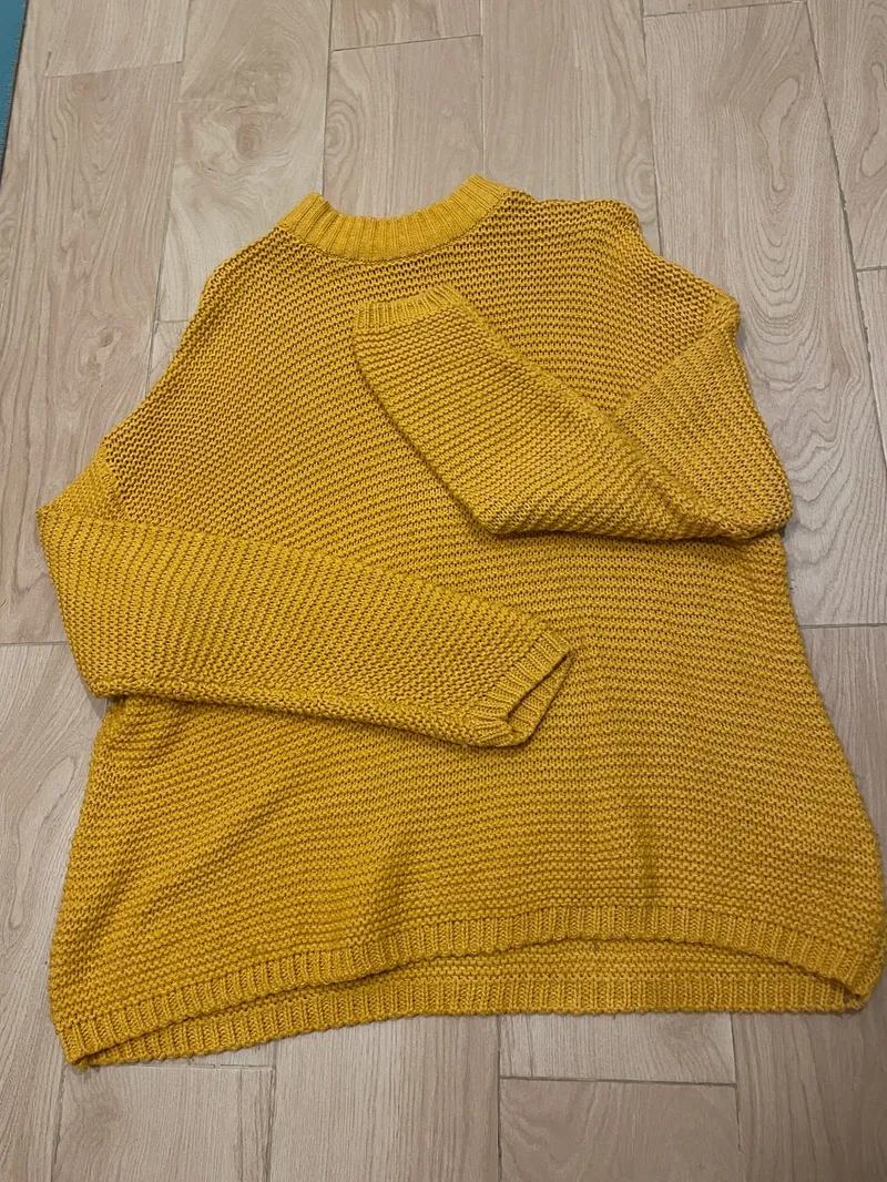 Bershka Vintage Casual Sweater Wanita orange photo 1