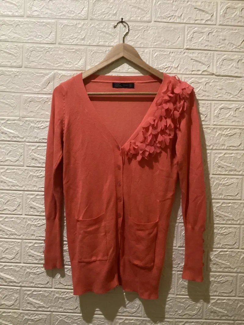 ZARA Casual Cardigan Wanita pink photo 1