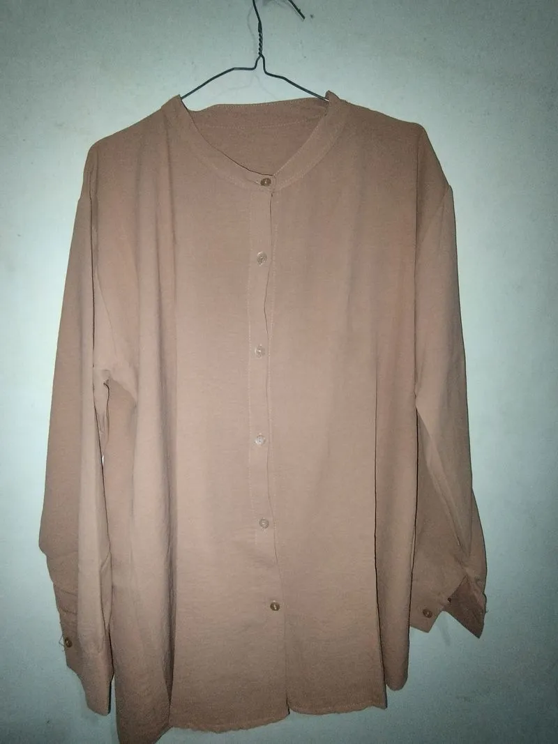 Casual Blouse Wanita khaki photo 1