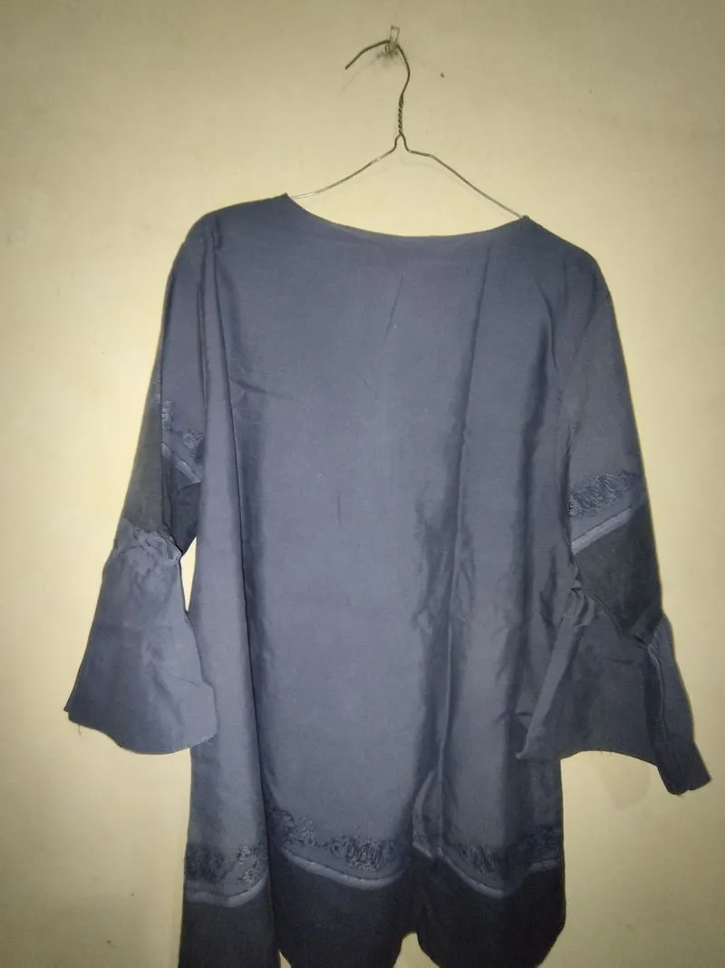 Casual Blouse Wanita gray photo 1