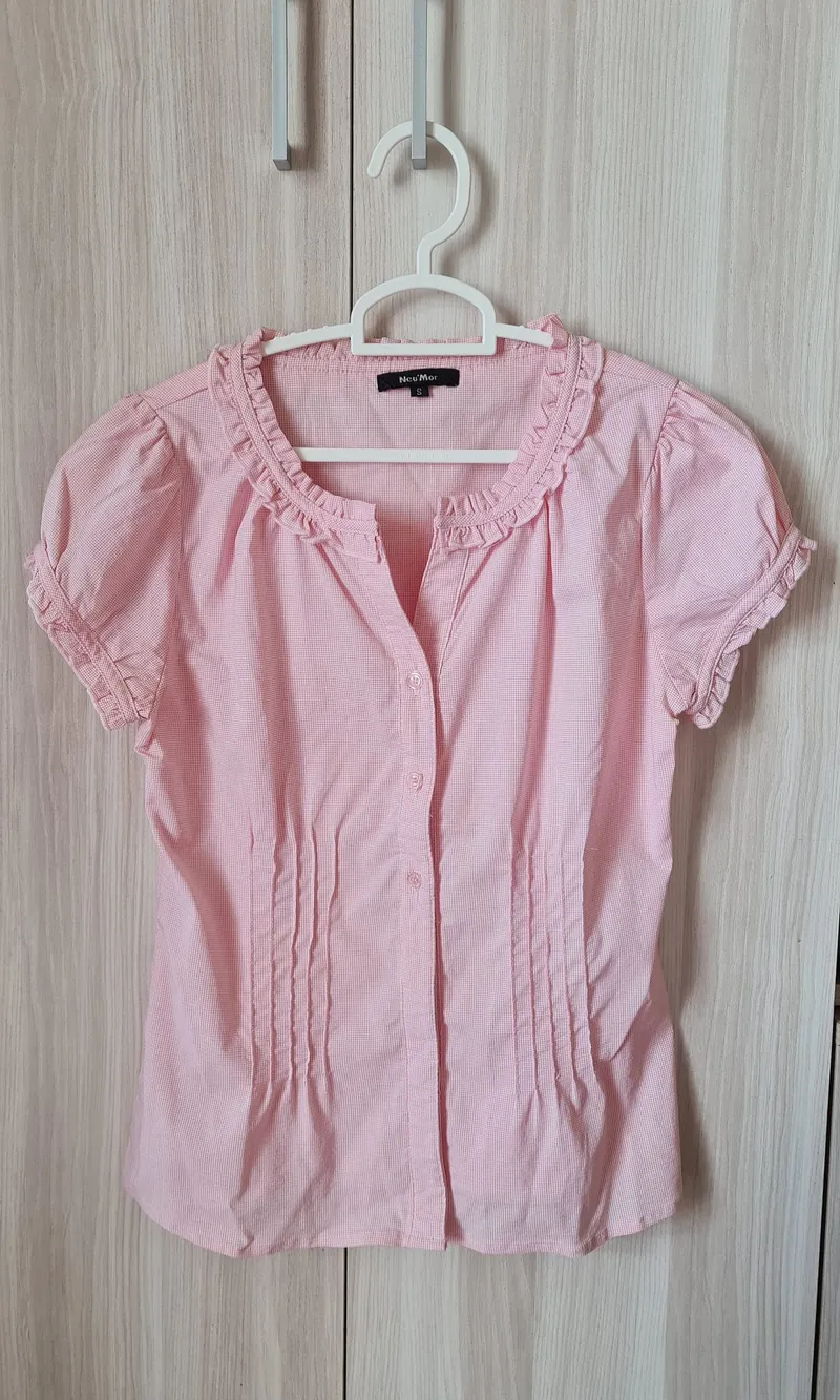 Vintage Shirt Wanita pink photo 1