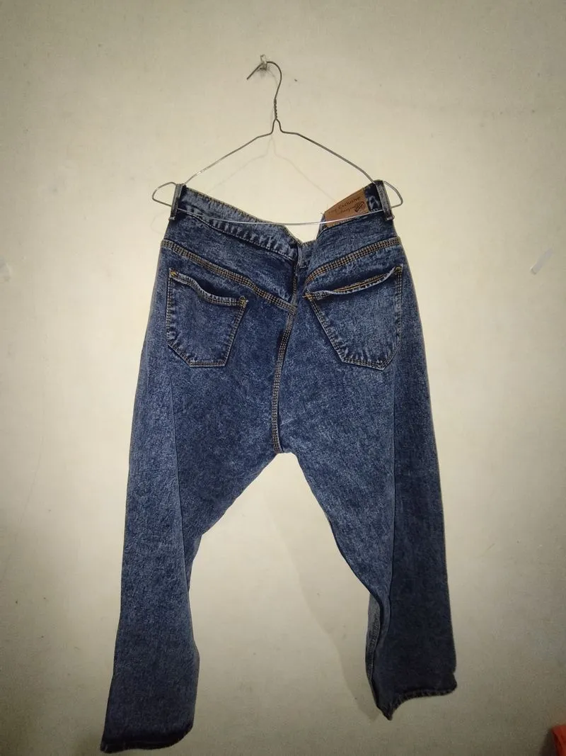 Casual Boyfriend jeans Wanita black photo 1