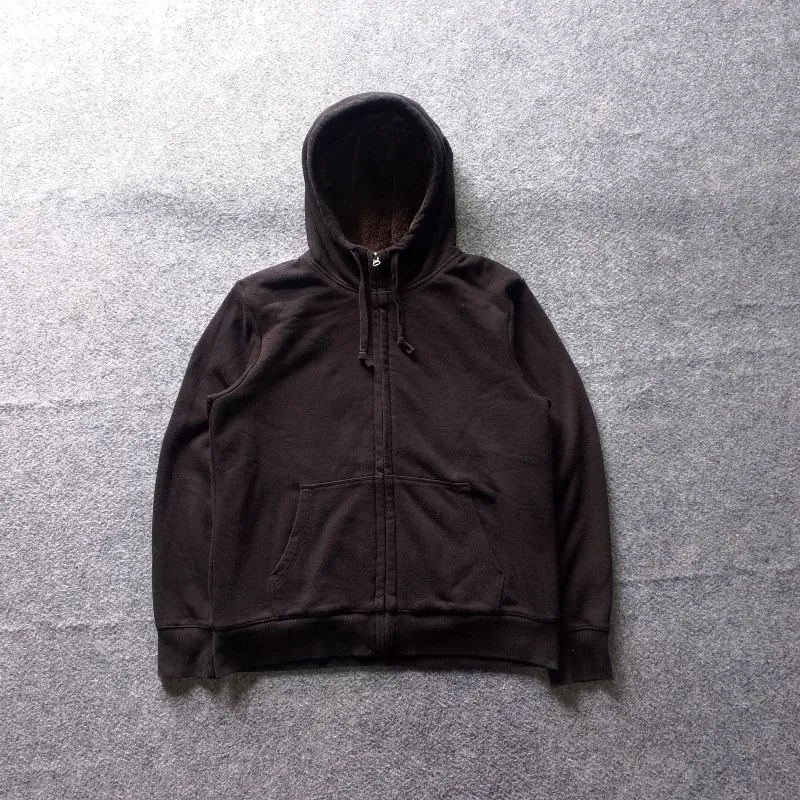 Uniqlo Casual Hoody Pria black photo 1
