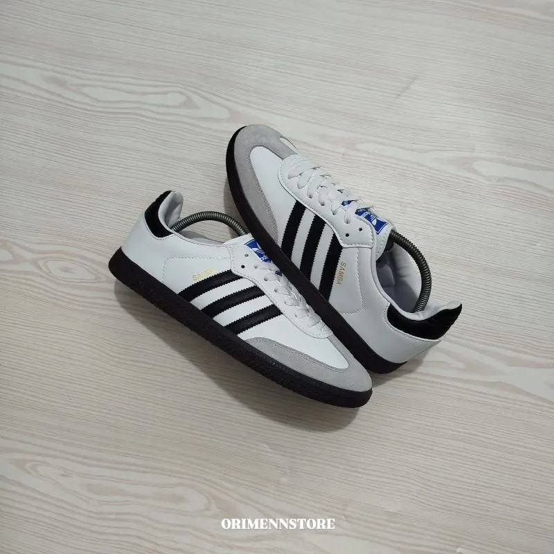 Adidas Casual Sneakers Pria white black photo 1