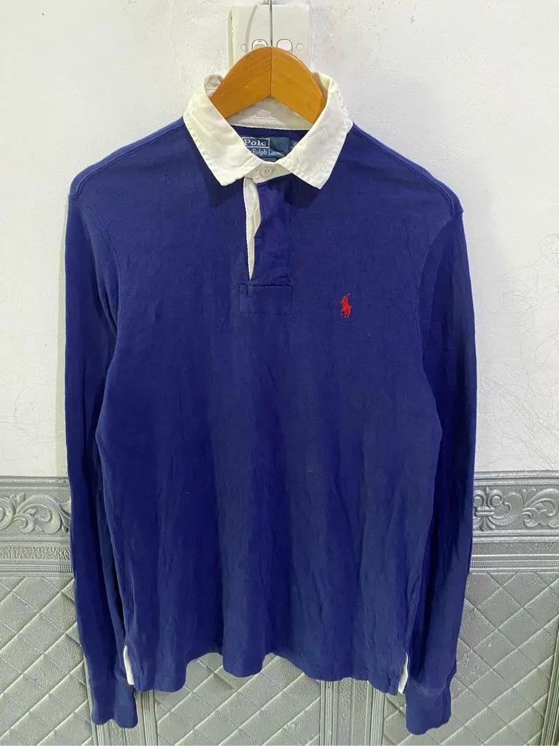 Polo Ralph Lauren Vintage Polo shirt Pria blue photo 1