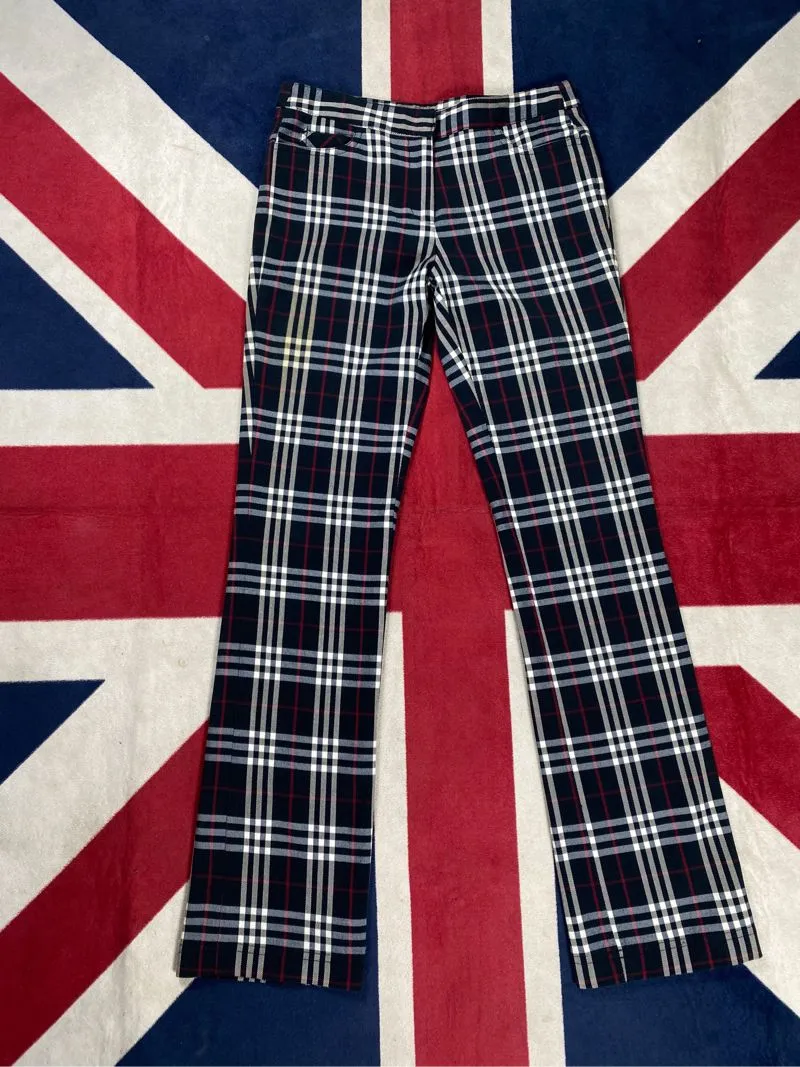 Burberry Casual Casual trouser Wanita burgundy navy photo 1