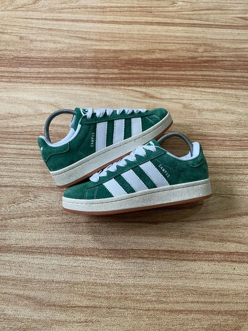 Adidas Casual Sneakers Wanita white green photo 1