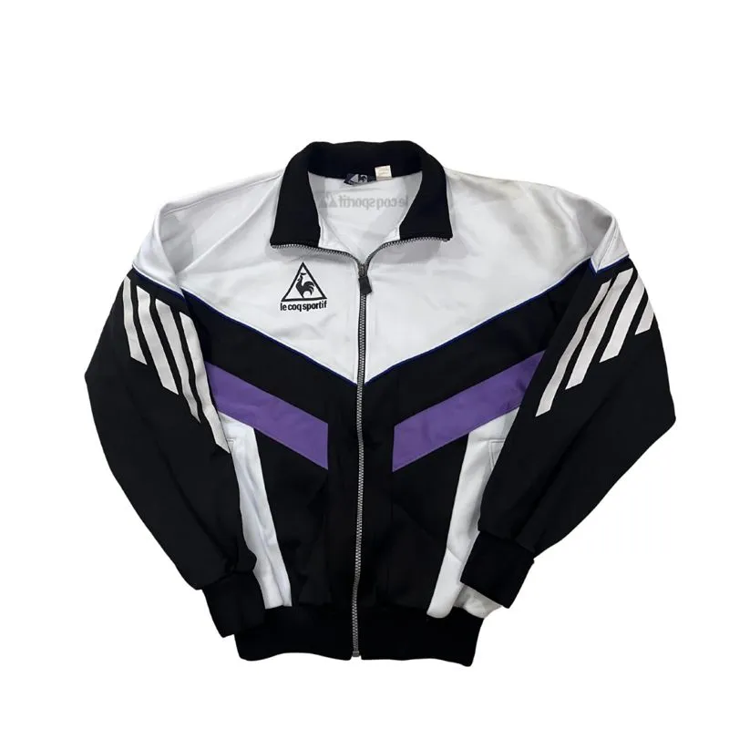 Le Coq Sportif Streetwear Casual Casual shirt Pria white black photo 1