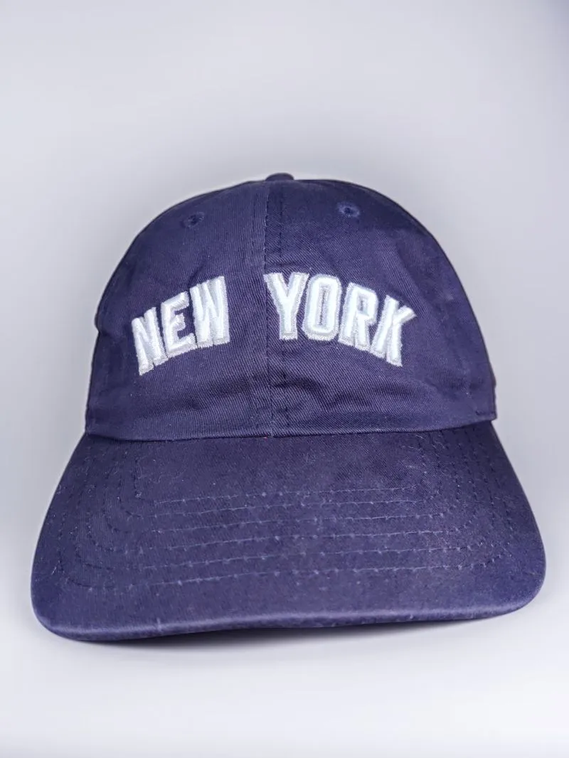 Vintage Minimalist Hat Pria navy photo 1