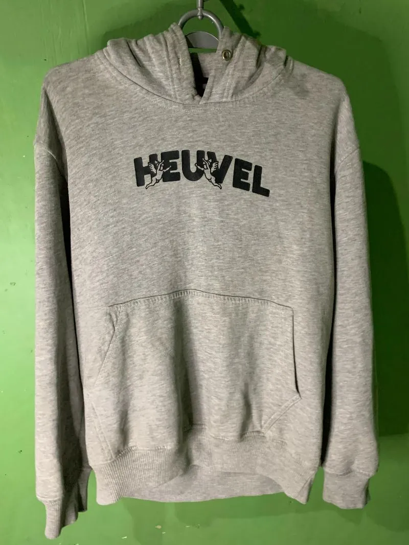 Streetwear Hoody Pria gray photo 1
