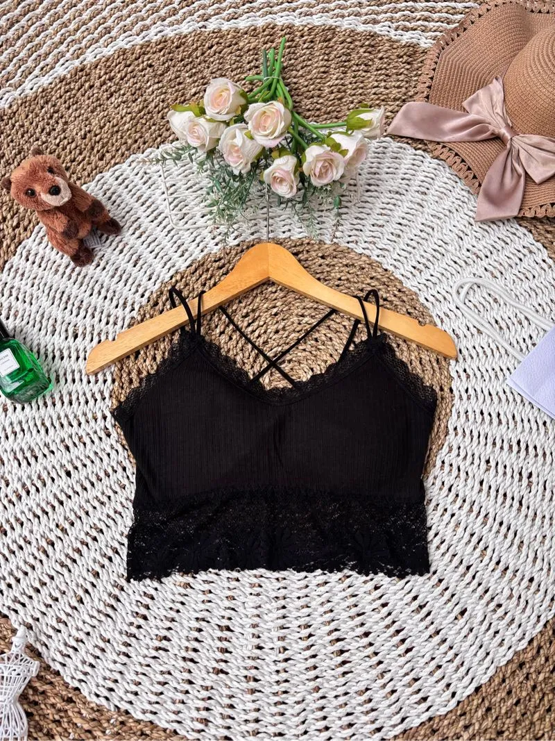Casual Bralette Wanita black photo 1