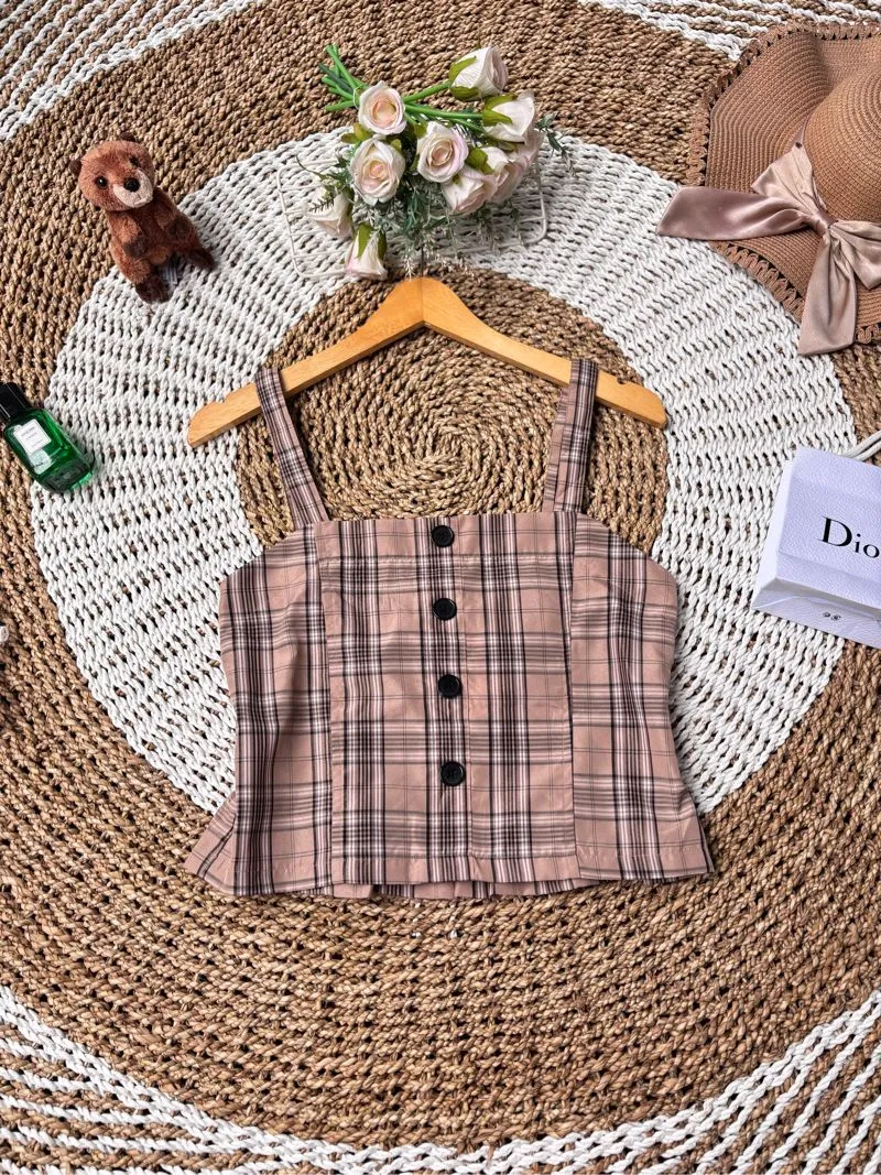 Casual Sweatshirt Wanita tan brown photo 1