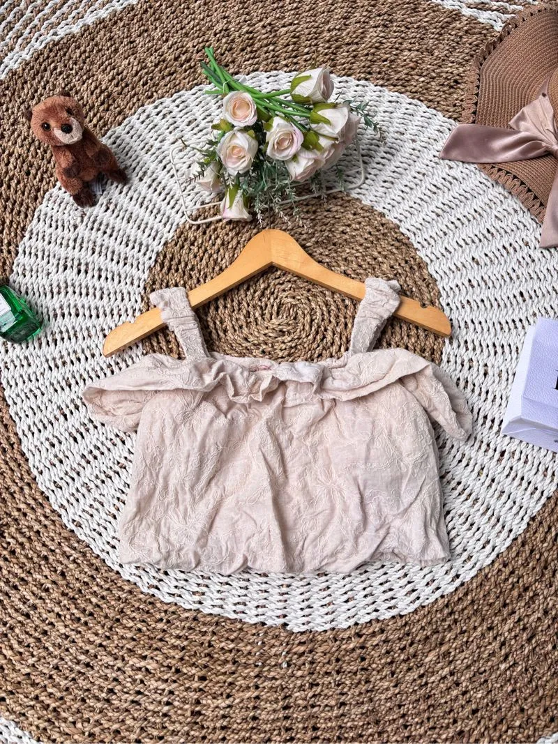 ZARA Casual Sweatshirt Wanita tan photo 1