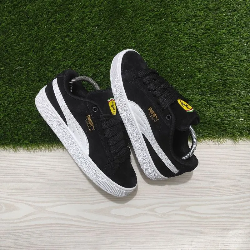 Puma Casual Sneakers Pria white black photo 1