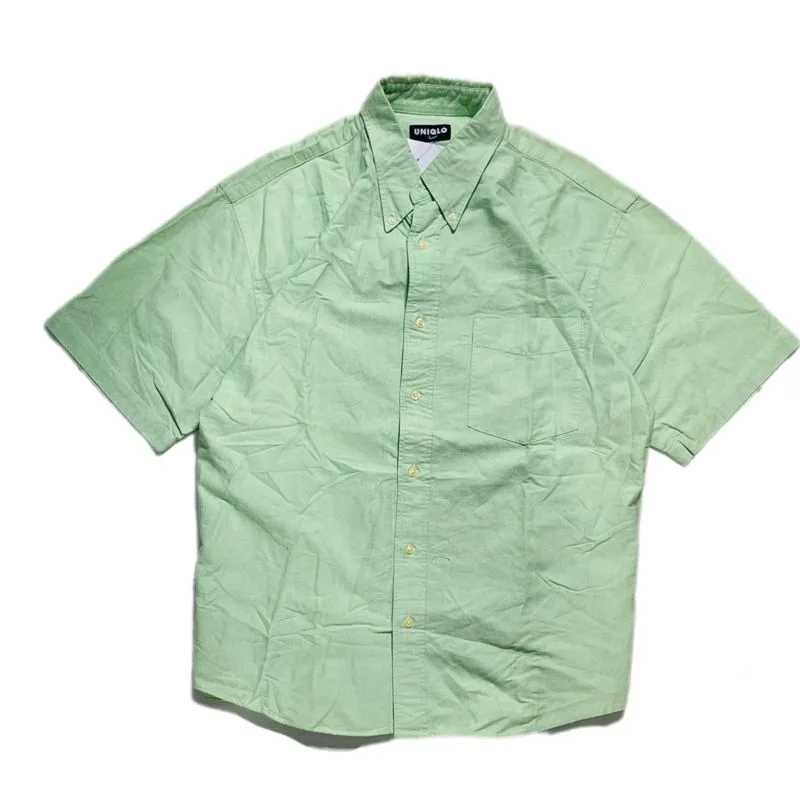 Uniqlo Grunge Indie Casual shirt Pria green photo 1