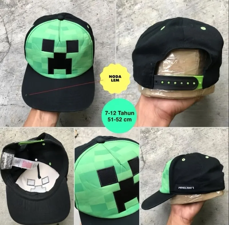 Skater Hat Kids green black photo 1