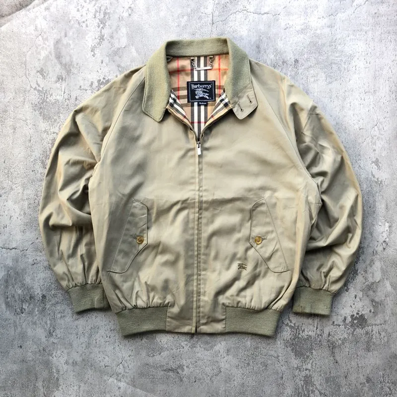 Burberry Sportswear Harrington jacket Pria tan photo 1
