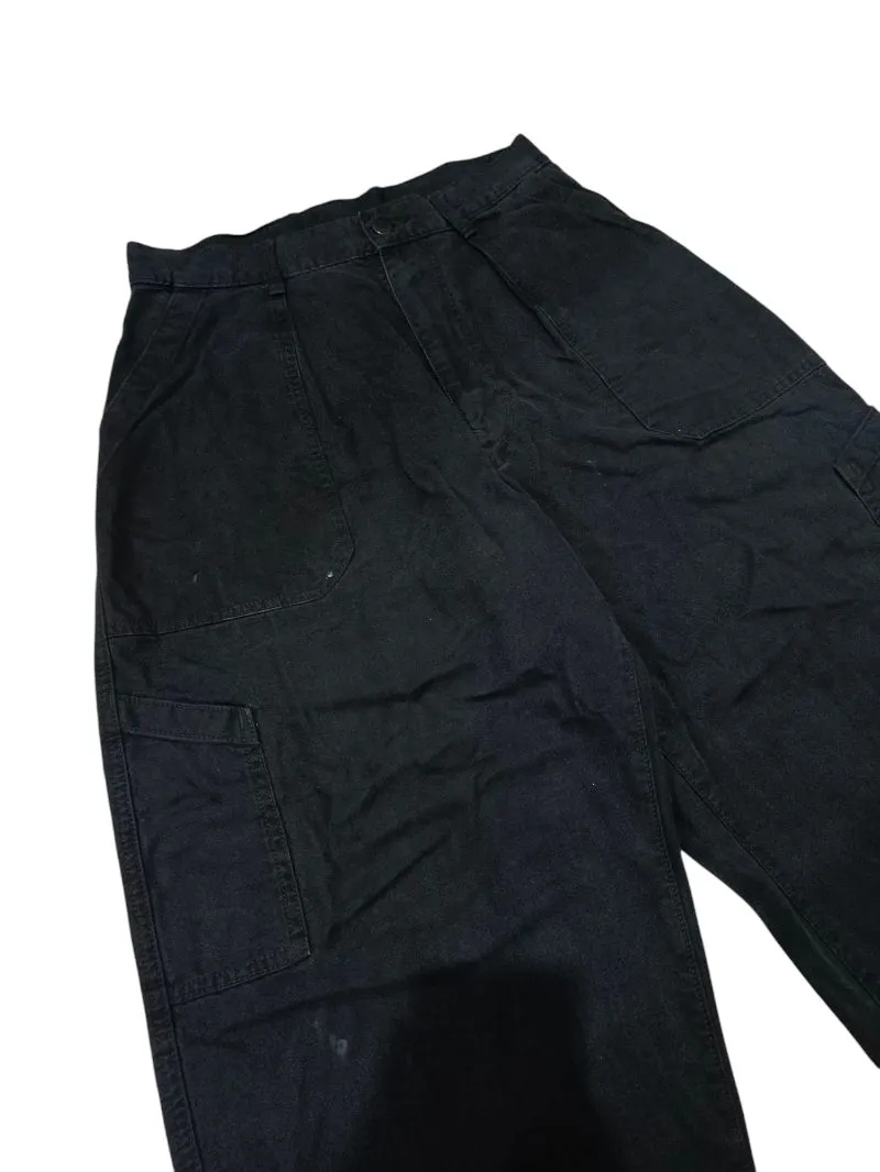 Uniqlo Streetwear Skater Jeans Pria black photo 1