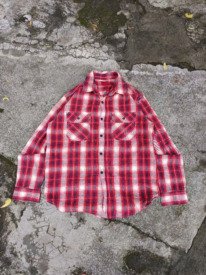 Levi's Streetwear Reworked Casual shirt Pria white red photo 1