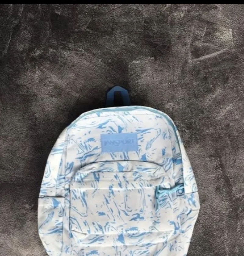 JanSport Casual Bag Pria white blue photo 1