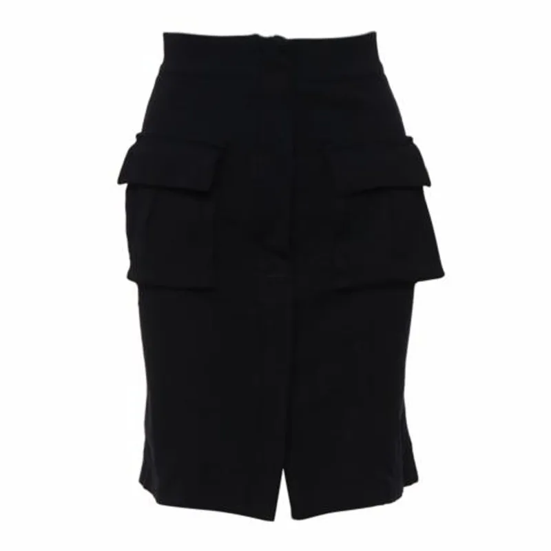Streetwear Luxury Skirt Wanita navy photo 1