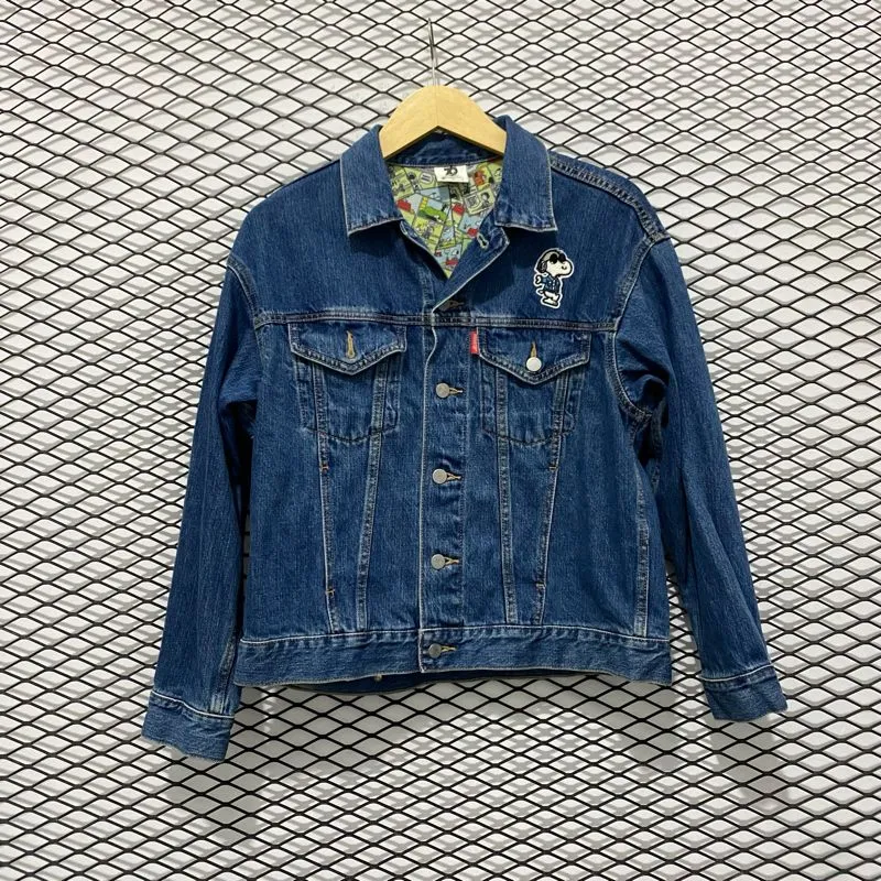 GU Streetwear Y2K Denim jacket Pria blue photo 1