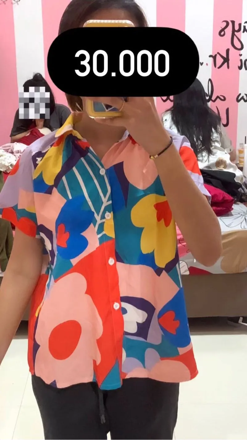Casual Shirt Wanita multicolor photo 1