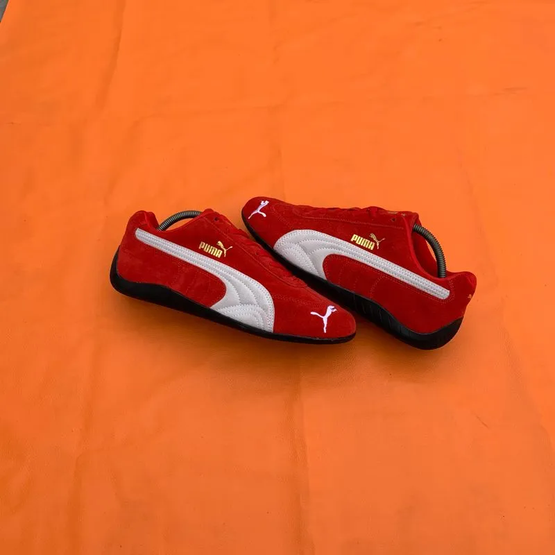 Puma Sportswear Sneakers Pria white red photo 1
