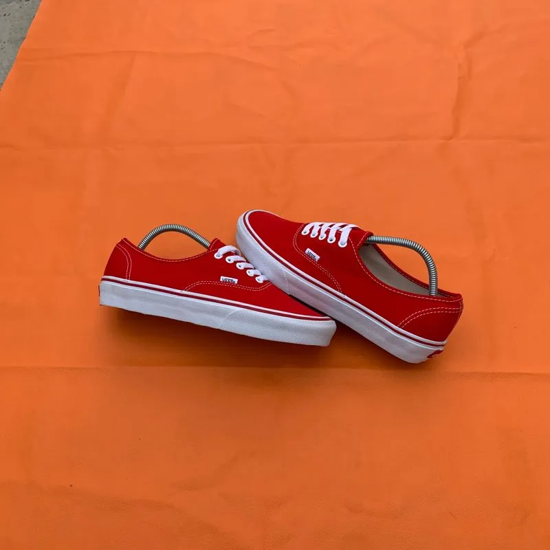 VANS Streetwear Sneakers Pria white red photo 1