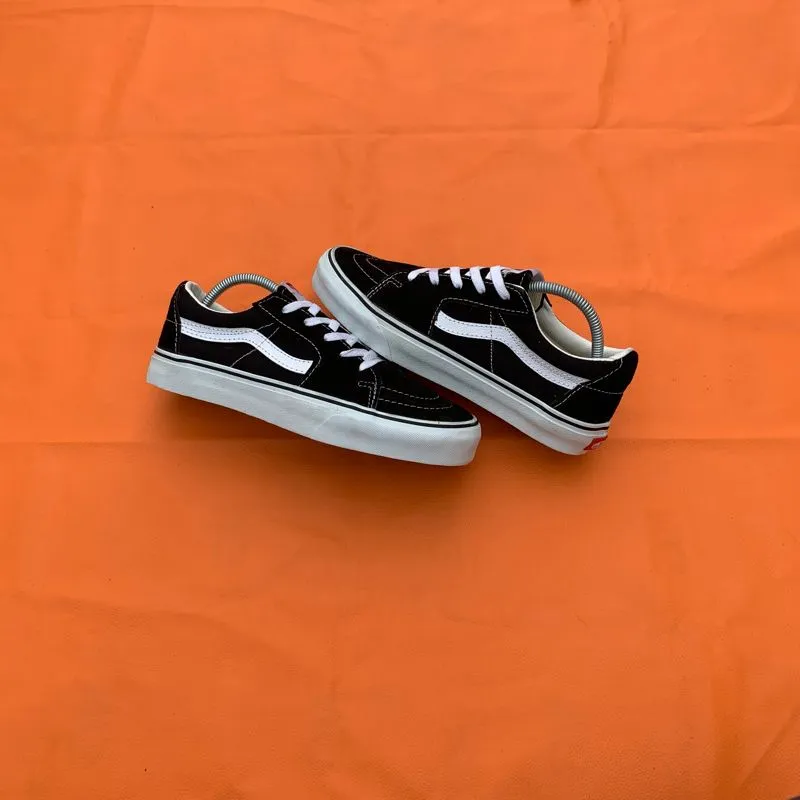 VANS Streetwear Sneakers Pria white black photo 1