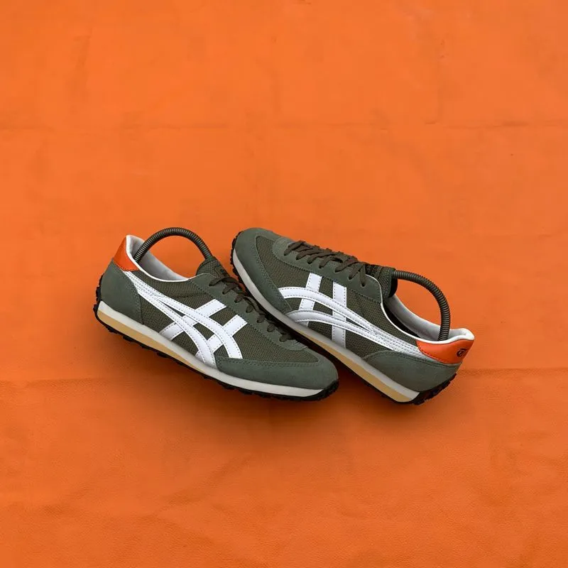Onitsuka Tiger Streetwear Sneakers Pria white green photo 1