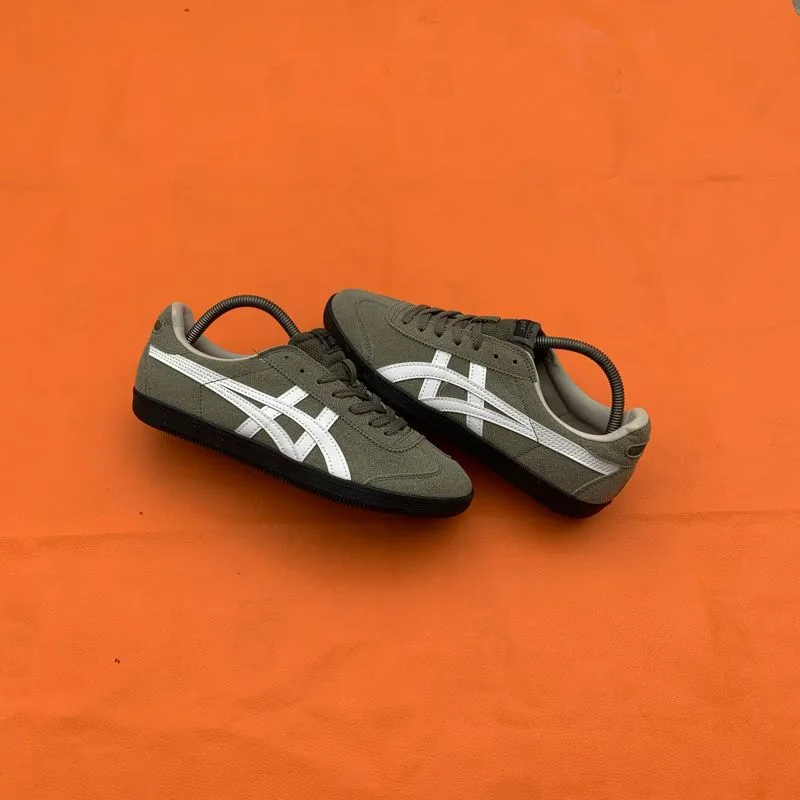 Onitsuka Tiger Streetwear Sneakers Pria white green photo 1