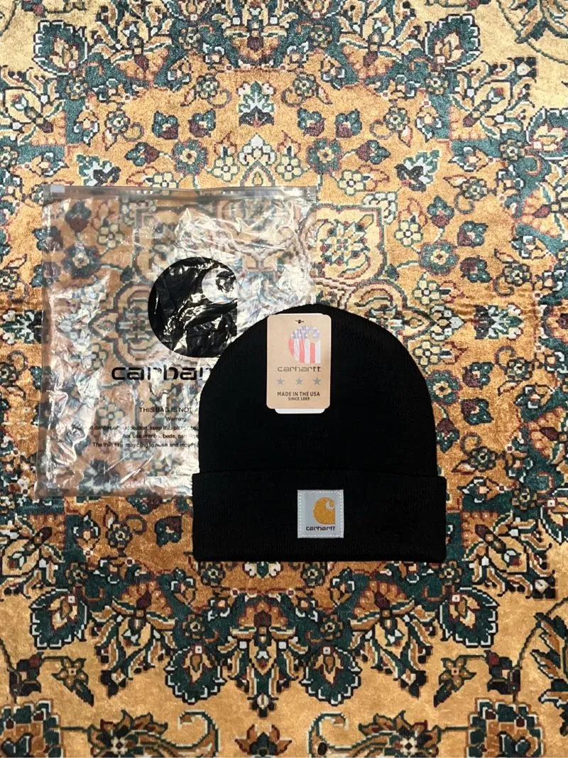 Carhartt Streetwear Hat Pria black photo 1