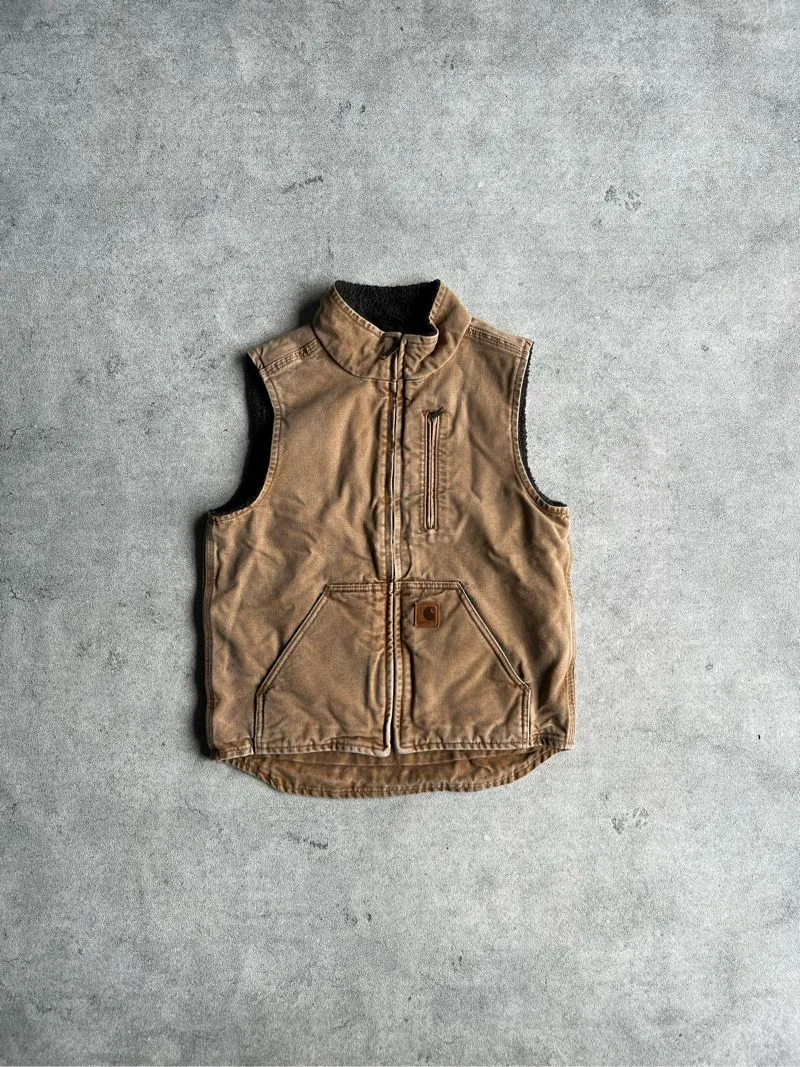 Carhartt Casual Denim jacket Pria brown photo 1