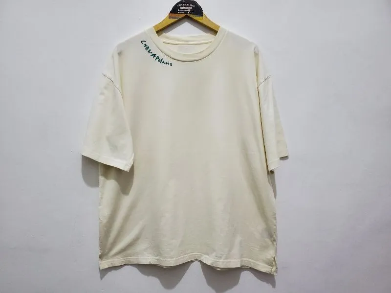 Casual T-shirt Pria cream photo 1