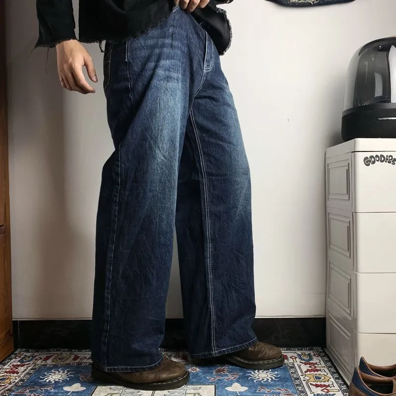 Vintage Y2K Jeans Pria blue photo 1