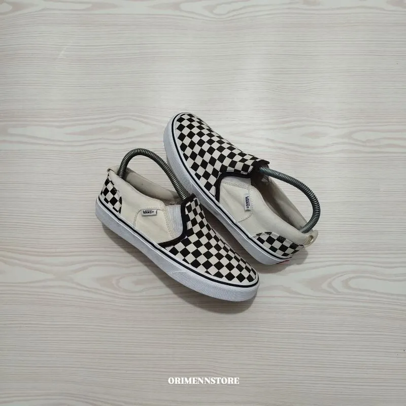 VANS Casual Loafer Pria white black photo 1