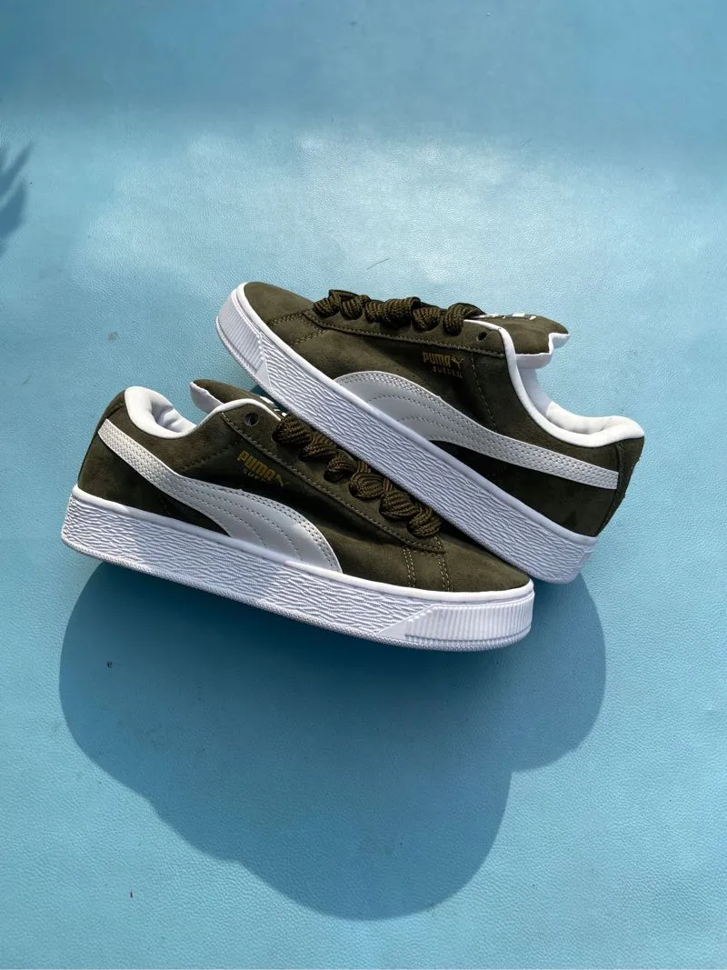 Puma Casual Sneakers Wanita white green photo 1