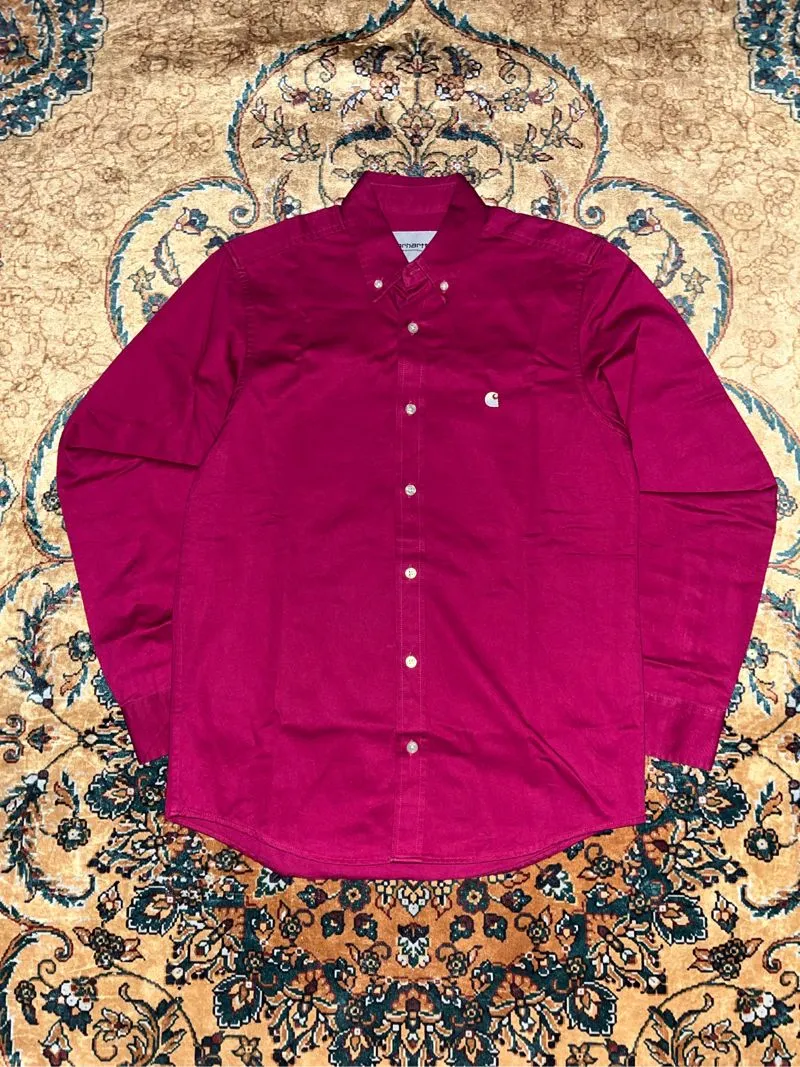 Carhartt Streetwear T-shirt Pria burgundy photo 1
