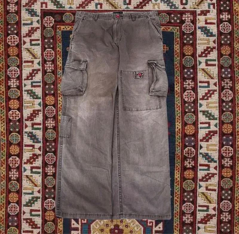 Stussy Streetwear Y2K Jeans Pria brown photo 1